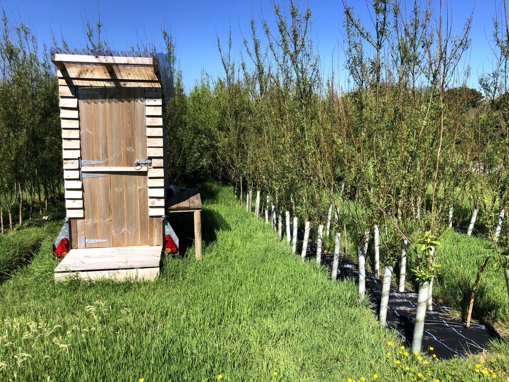 exclusive glamping toilet